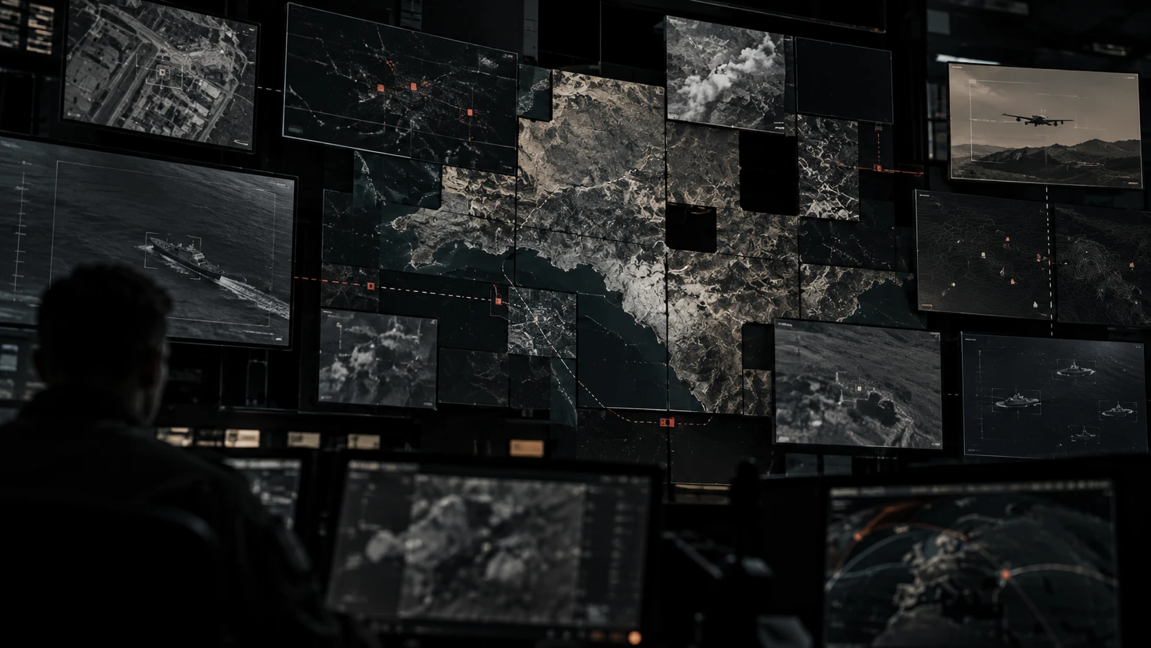 Operational systems and information surfaces illustrating fragmentation across systems